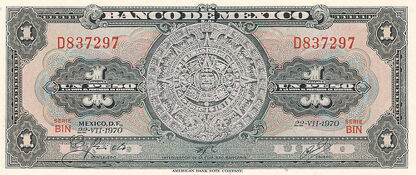 Banknoty Mexico (Meksyk)