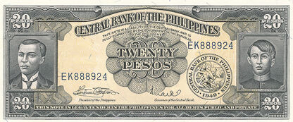 Banknoty Philippines (Filipiny)