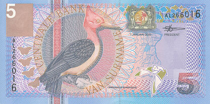 Banknoty Suriname (Surinam)