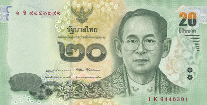 Banknoty Thailand (Tajlandia)