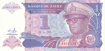 Banknoty Zaire (Zair)