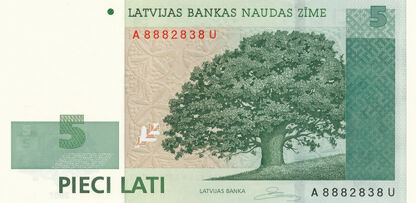 Banknoty Latvia (Łotwa)