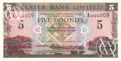 Banknoty Northern Ireland (Irlandia Północna)