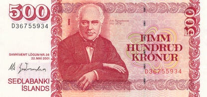 Banknoty Iceland (Islandia)