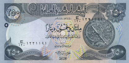 Banknoty Iraq (Irak)