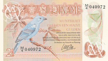 Suriname - Pick 119 - 2 1/2 Gulden