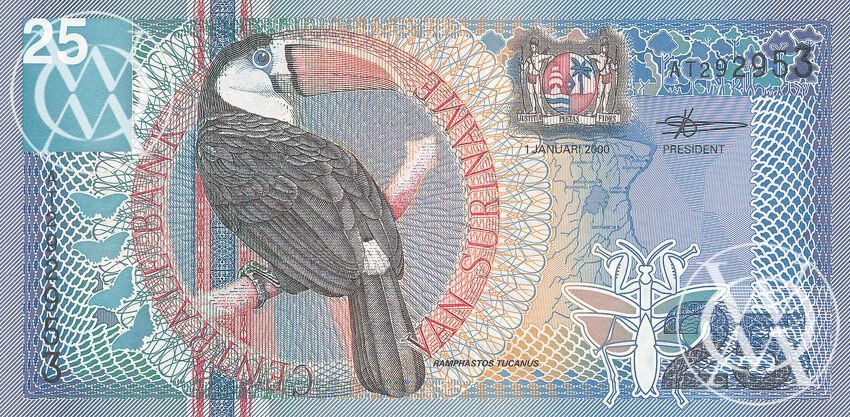 Suriname - Pick 148 - 25 Gulden