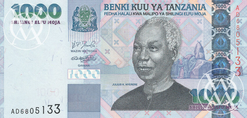 Tanzania - Pick 36 - 1.000 Shilingi