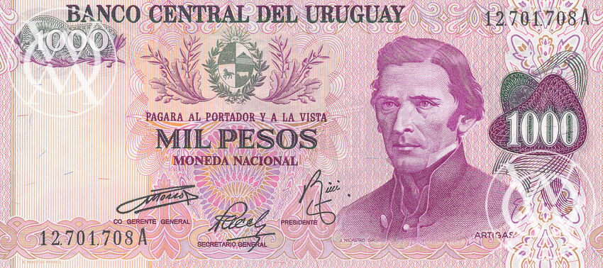 Uruguay - Pick 52 - 1.000 Pesos