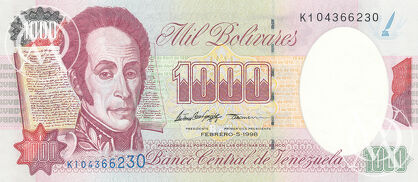Venezuela - Pick 76c - 1.000 Bolivares