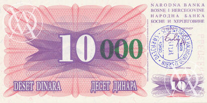 Bosnia Herzegovina - Pick 53a - 10.000 Dinara