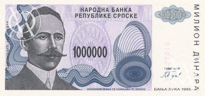 Bosnia Herzegovina - Pick 152 - 1 000 000 Dinara
