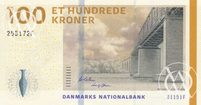 Denmark - Pick 66c(3) - 100 Kroner - 2009 rok