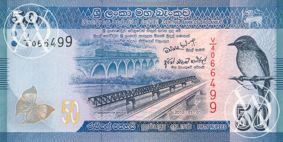 Sri Lanka - Pick 124a - 50 Rupees - 2010 rok