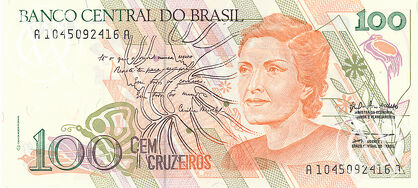 Brazil - Pick 228 - 100 Cruseiros