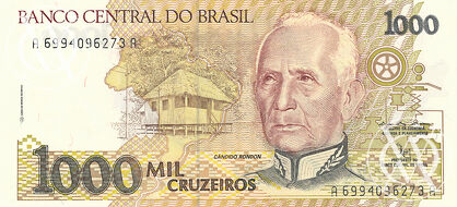 Brazil - Pick 231c - 1000 Cruseiros