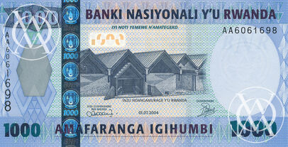 Rwanda - Pick 31 - 1.000 Francs - 2004 rok
