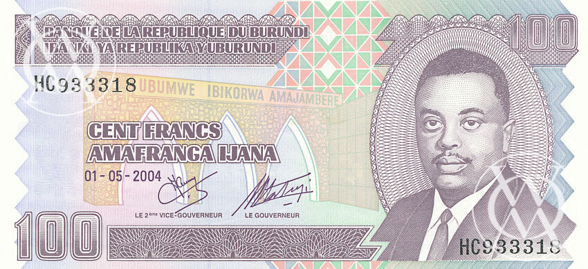 Burundi - Pick 37 - 100 Francs