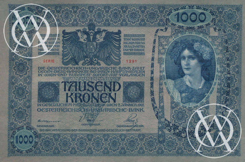 Austria - Pick 8 - 1.000 Kronen - 1902 rok