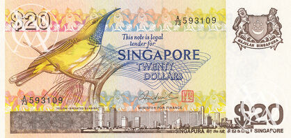 Singapore - Pick 12 - 20 Dollars - 1979 rok