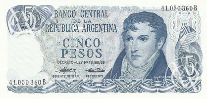 Argentina - Pick 294 - 5 Pesos