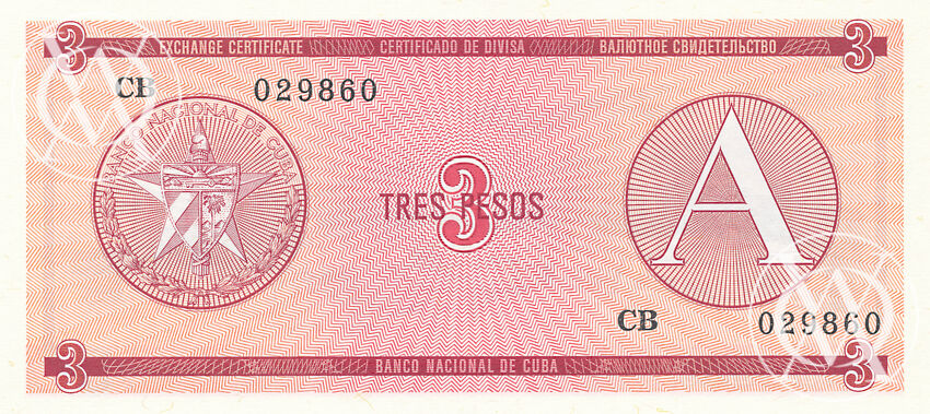 Cuba - Pick FX2 - 3 Pesos
