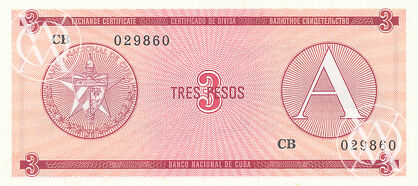 Cuba - Pick FX2 - 3 Pesos