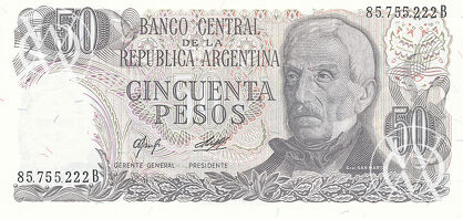 Argentina - Pick 301 - 50 Pesos
