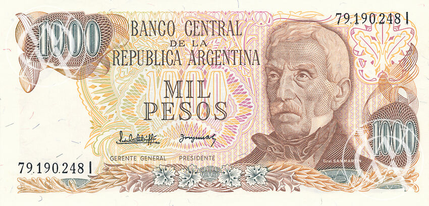 Argentina - Pick 304d - 1.000 Pesos