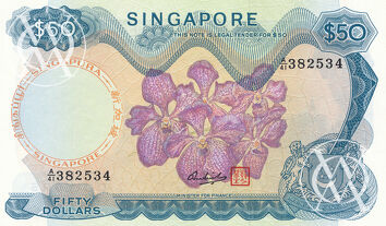 Singapore - Pick 5d - 50 Dollars - 1973 rok