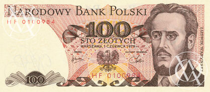 Poland - Pick 143c - 100 złotych - 1979 rok