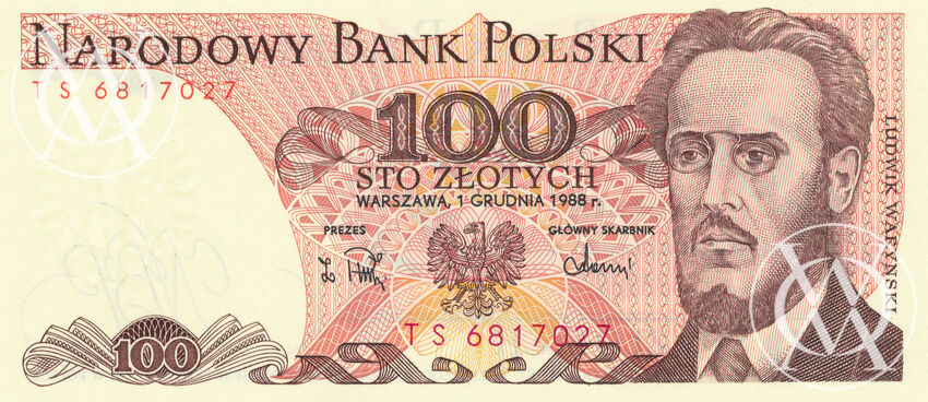 Poland - Pick 143e - 100 złotych - 1988 rok