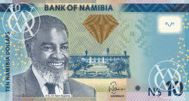 Namibia - Pick 11a - 10 Namibia Dollars - 2012 rok