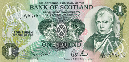 Scotland - Pick 111g - 1 Pound - 1988 rok