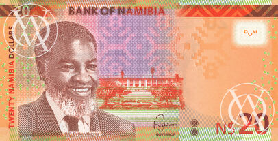 Namibia - Pick 17 - 20 Namibia Dollars - 2018 rok