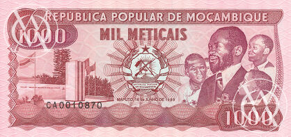 Mozambique - Pick 132c - 1.000 Meticais