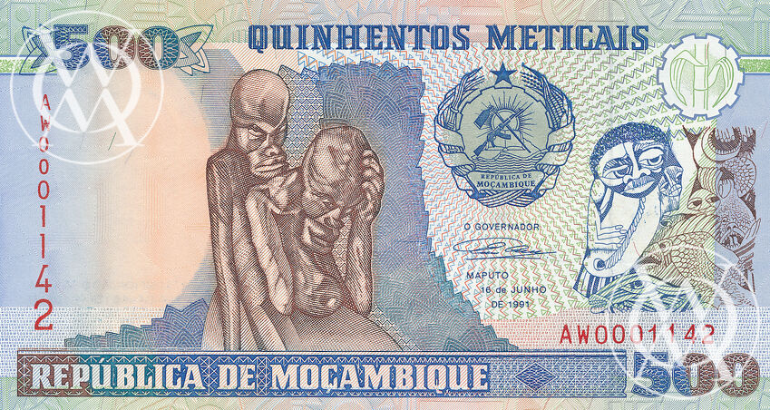 Mozambique - Pick 134 - 500 Meticais