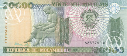 Mozambique - Pick 140 - 20.000 Meticais