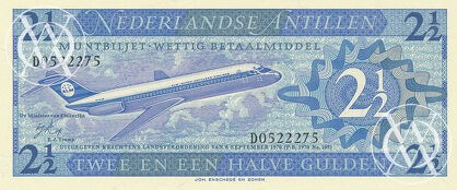 Netherlands Antilles - Pick 21 - 2 1/2 Gulden