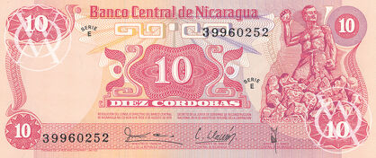 Nicaragua - Pick 134 - 10 Cordobas