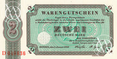 Germany Federal Republic - Bethel - 2 Deutsche Mark - 1958 rok