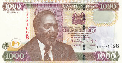 Kenya - Pick 51e - 1.000 Shillings - 2010 rok