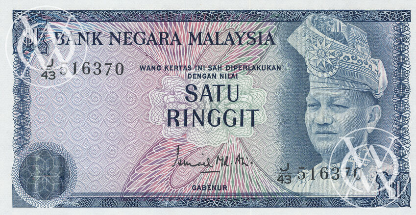Malaysia - Pick 13a - 1 Ringgit - 1976 rok