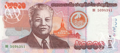 Lao - Pick 38 - 50.000 Kip - 2004 rok
