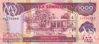 Somaliland - Pick 20a - 1.000 Shillings - 2011 rok