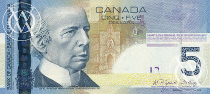 Canada - Pick 101Aa - 5 Dollars - 2006 rok